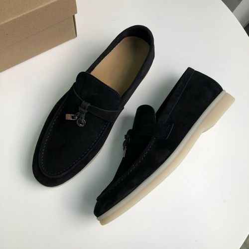 Chaussures Chaussures De Marche D'été Pour Femmes Et Hommesmocassins En Cuir Suédé Rosegland En Métalchaussures Plates Enfilermulesmocassins De Conduite Décontractés