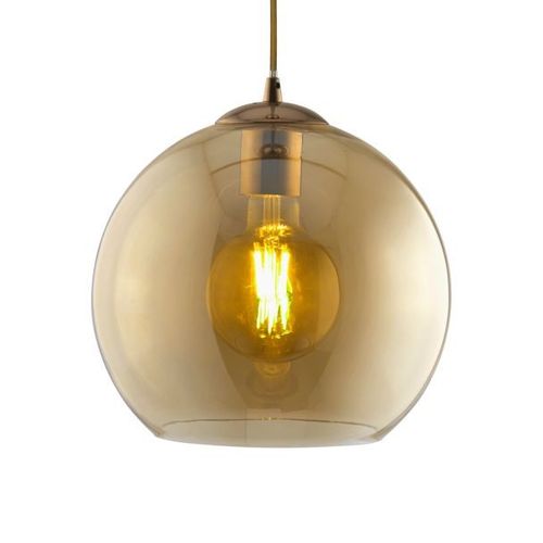 Suspension Balls Avec Verre De Lampe Ambré 30 Cm