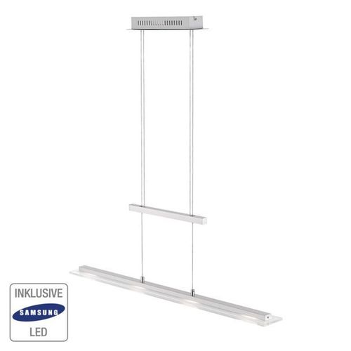Suspension Led Tenso Avec Variateur, Nickel 88 Cm