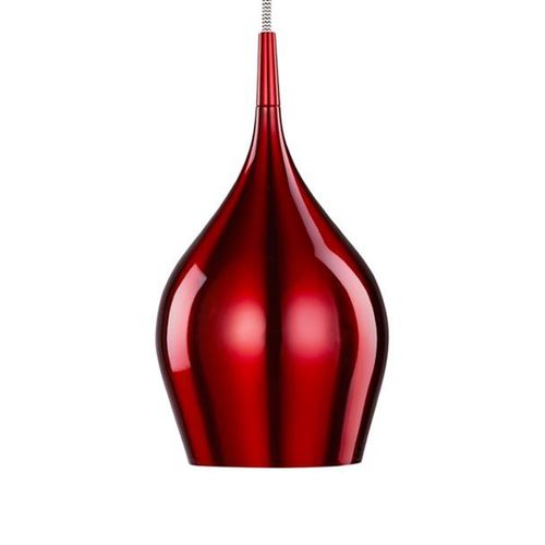 Suspension Vibrant Ø 12 Cm, Rouge