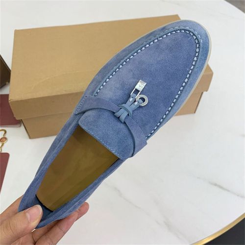 Chaussures Chaussures De Marche D'été Pour Femmes Et Hommesmocassins En Cuir Suédé Rosegland En Métalchaussures Plates Enfilermulesmocassins De Conduite Décontractés