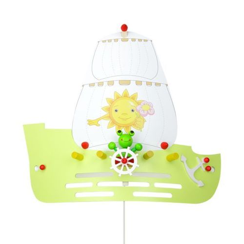 Applique Grenouille En Forme De Bateau À Voile