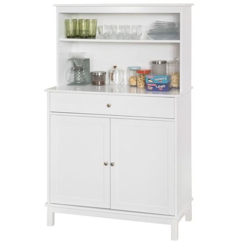 Sobuy® Fsb26-W Desserte Cuisine Commode Meuble De Rangement Cuisine Buffet - L90 X P40 X H148cm