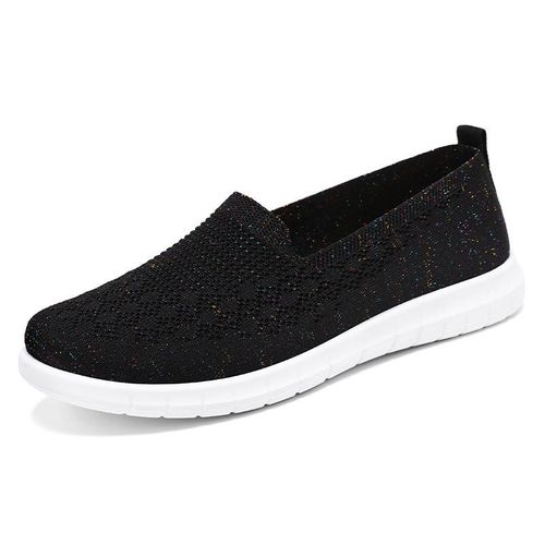 Chaussures Mocassins De Ballet En Coton Respirant Pour Femmechaussures Tendance Enfilerbaskets D'étépieds Nus