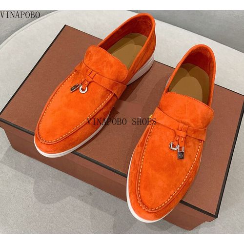 Chaussures Mocassins Plats Décontractés Pour Femmeschaussures Lacets En Daimchaussures De Marche Confortables Enfilerhaute Qualitémarque De Luxe