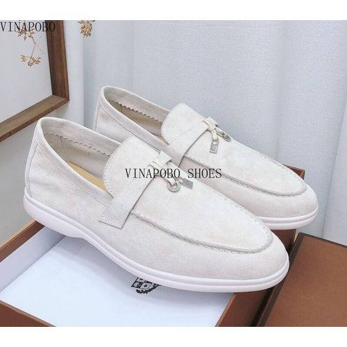 Chaussures Plates À Pampilles En Daim Pour Femmes Et Enfants,Chaussures De Marche Formelles,Chaudes Et Confortables,Unisexe,Qualité,Été,Marque De Luxe - 43