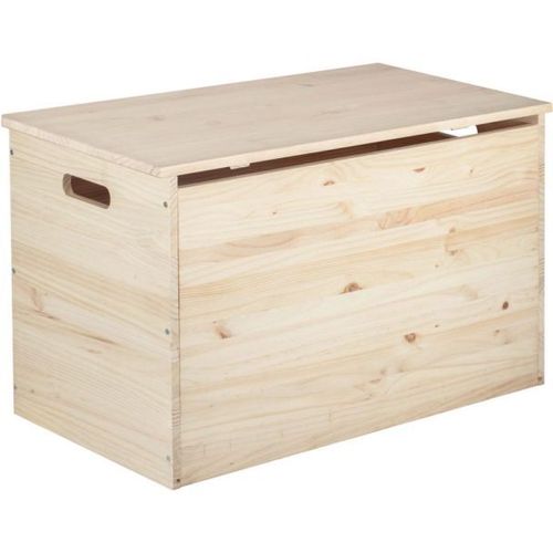 Coffre De Rangement En Pin Brut 135 Litres