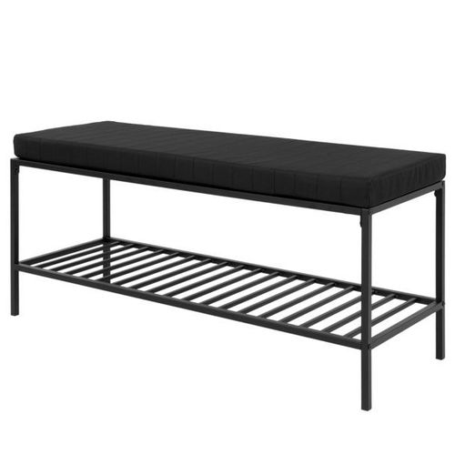 Banc 100x36x48,5 Cm Avec Structure Noire