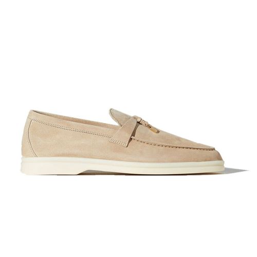 Chaussures Chaussures De Marche D'été Pour Femmes Et Hommesmocassins En Cuir Suédé Rosegland En Métalchaussures Plates Enfilermulesmocassins De Conduite Décontractés