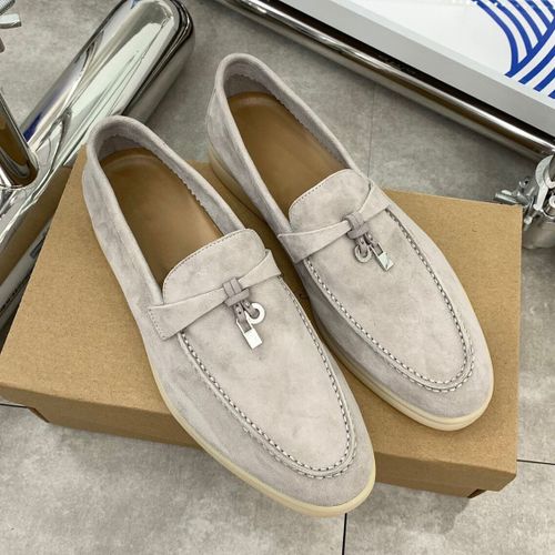 Chaussures Chaussures De Marche D'été Pour Femmes Et Hommesmocassins En Cuir Suédé Rosegland En Métalchaussures Plates Enfilermulesmocassins De Conduite Décontractés