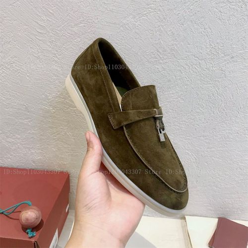 Chaussures Chaussures De Marche D'été Pour Femmes Et Hommesmocassins En Cuir Suédé Rosegland En Métalchaussures Plates Enfilermulesmocassins De Conduite Décontractés
