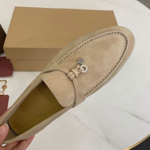 Chaussures Chaussures De Marche D'été Pour Femmes Et Hommesmocassins En Cuir Suédé Rosegland En Métalchaussures Plates Enfilermulesmocassins De Conduite Décontractés