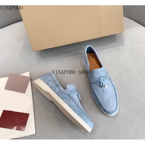 Chaussures Mocassins Plats En Cuir Suédé Pour Femmeschaussures De Marque Décontractées Enfilerchaussures De Marche Confortablesparker Rondpendentif Pompon