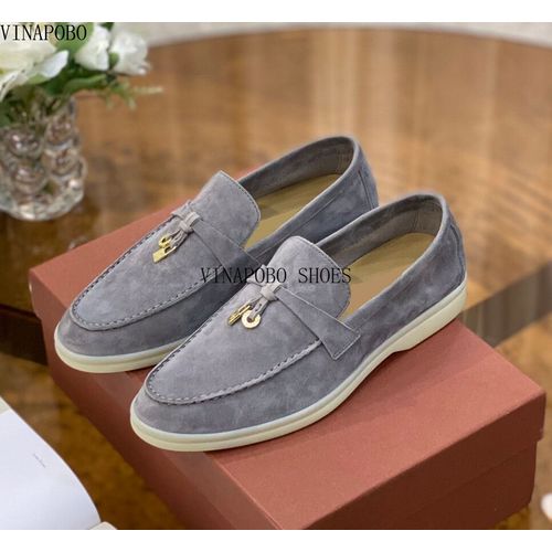 Chaussures Mocassins En Cuir Véritable Pour Femmeschaussures De Marche Plates Décontractéespendentif Pomponmarque De Luxehaute Qualité