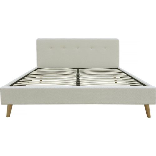 Lit Tissu Bouclette "Nemo" 160x200 - Crème