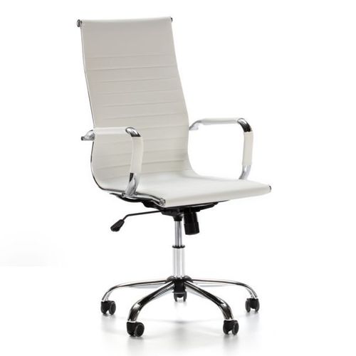Fauteuil De Bureau Londres Inclinable Blanc
