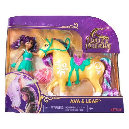 L'ecole Des Licornes Coffret Licorne Et Poupee Leaf Et Ava Unicorn Academy