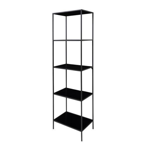 Étagère 4 Niveaux 51x36x170 Cm Noir - Imala