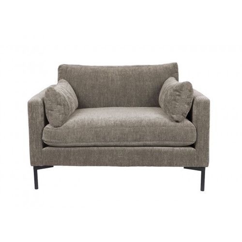 Fauteuil Love Seat En Tissu Taupe - Summer
