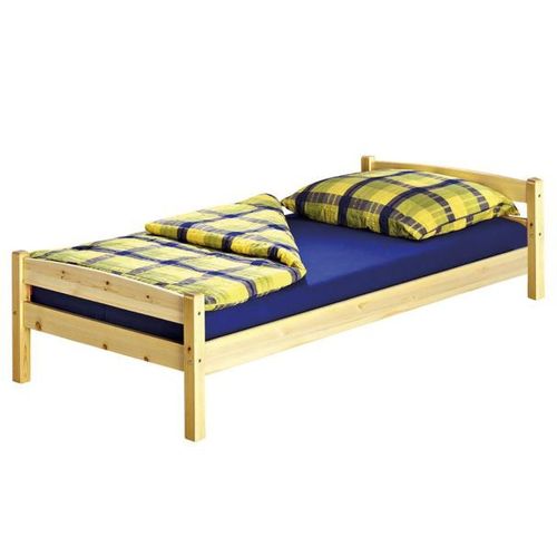 Lit Simple Lit Enfant Felix-2 Pin Massif 90 X 190 Cm Vernis Naturel