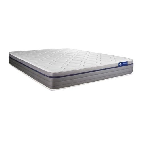 Matelas Ressorts Ensachés + Mémoire De Forme Actiflex Zen 160x200 Maxi Épaisseur 7 Zones De Confort