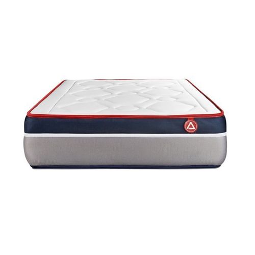 Matelas 90x190cm Vital Ergo Ressorts Ensachés + Mémoire De Forme Maxi Épaisseur 7 Zones De Confort