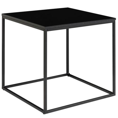 Table D'appoint Carrée 45x45 Cm Noire - Imala