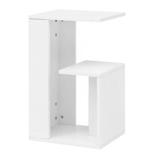 Table D'appoint Design 35x30x61 Cm Blanc