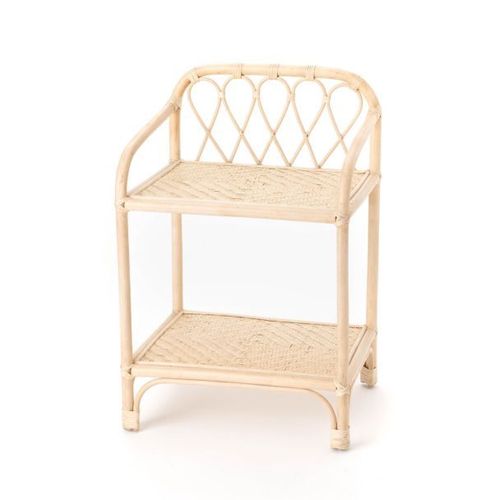 Bout De Canapé En Rotin Et Bambou 50x41x76