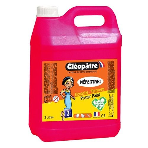 Peinture Gouache - Magenta - Rose - Rouge - Cléopâtre - Néfertari - Bidon De 5l
