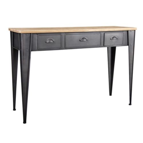 Console En Métal Et Bois