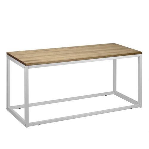 Table Basse Icub. 45x70x40 Cm Blanc