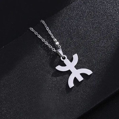 Colliers De La Présidence Des Symboles Berbères Africains Vintage Pour Femmes,Bijoux Kabyle Berbère,Lettre Amazigh,Amulette Ethnique Injuste