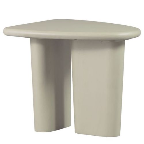 Table Basse 64x51x53 Cm En Bois De Manguier Gris