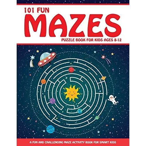 Maze Puzzle Book For Kids 4-8