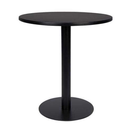 Table Bistrot Ronde 70x76 Cm En Métal Noir - Metsu