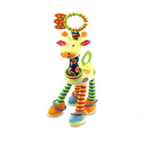 Hochets En Peluche Doux Pour Bébé,Éducation Précoce,Jouets De Poignée,Girafe,Animal,Handhavana,Bébé,Tout-Petit,Voiture,Lit - Type Yellow Giraffe A