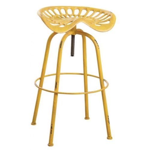 Tabouret Tracteur Pivotant Et Réglable En Hauteur
