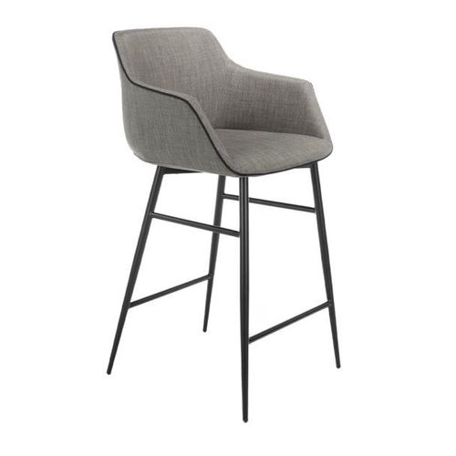 Tabouret De Bar Design "Célia" 96cm Gris