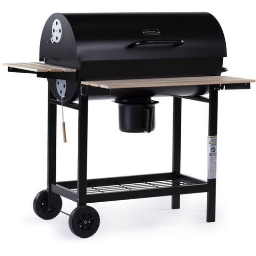 Barbecue charbon de bois King - 95 x 63 x 105 cm - Noir