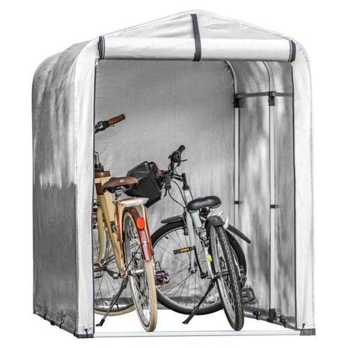 Sobuy Abri De Vélo Bike Shelter Garage Pour Vélo Tente Garage Multifonctionnel Tentes De Vélo Extérieur En Couleur Argent, 120x176x163 Cm, Kls11