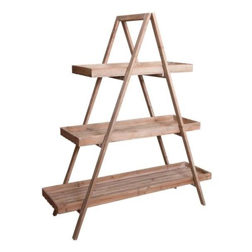 Etagère Pliante En Bois Patiné