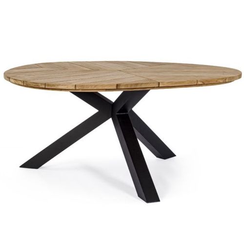 Table De Jardin 8 Places Palmdale Carbone - Bizzotto