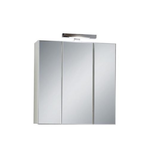 Armoire Suspendue Avec Miroir 70x19x69 Cm Blanche