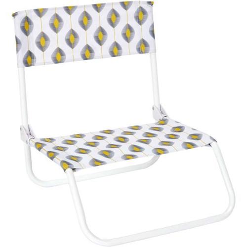 Chaise De Plage Pliante Zeste - Jaune