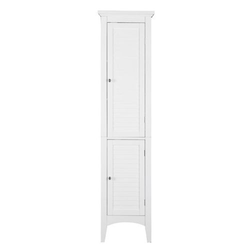 Armoire De Rangement Colonne Salle De Bain, Teamson Home, Blanc