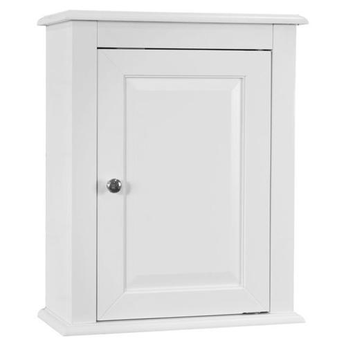 Sobuy Meuble Haut De Salle De Bain - 1 Porte Placard Commode Meuble De Rangement Mural, Frg203-W