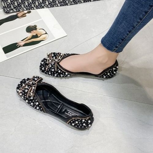 Mocassins Plats À Semelle Souple Pour Femme,Chaussures Simples À La Mode,Grande Taille 35-43,Automne