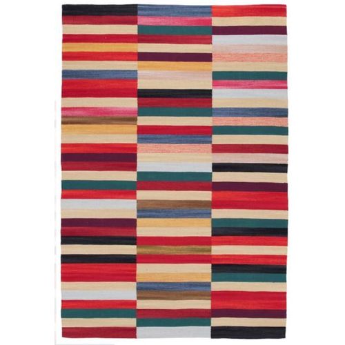 Tapis De Salon Coton Moderne Grick 140x200 Cm Multicolore - Novatrend