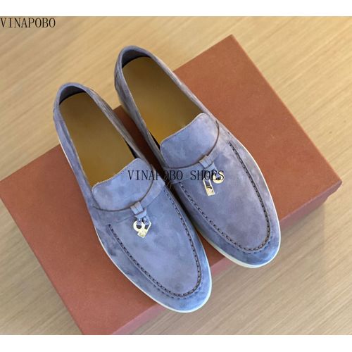 Chaussures Mocassins Paresseux En Daim Nude Pour Femmeschaussures Platesdécor En Métalconfortablesconduitebritanniquedécontractéformelchaudprintemps